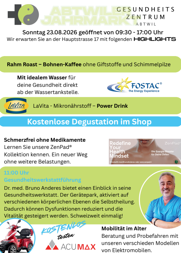 Flyer Jahrmarkt